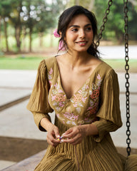 Tisya Dress - Olive Green