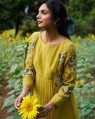 Savi Cape Set - Lime Green