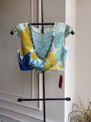 Arora Blouse - Aqua