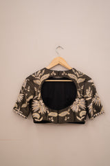 Display Product - Black Tissue Embroidery Blouse