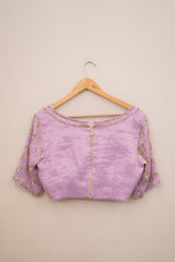 Display Product - Lavender Tissue Embroidery Blouse