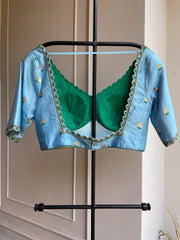 DS - Blue&Green Banaras Blouse