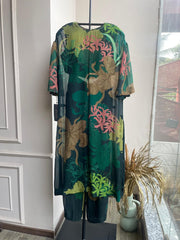 Bottle Green Floral Co Ord Set (Copy)
