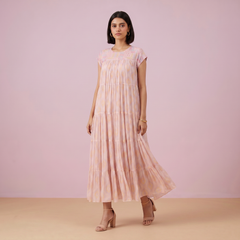 Navira Short Dress-Blue