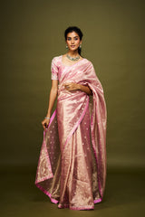 Chaya saree set - Lilac pink