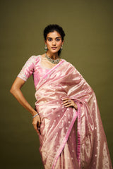 Chaya saree set - Lilac pink