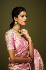 Chaya saree set - Lilac pink