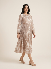 Lucia Dress- Neutral Beige