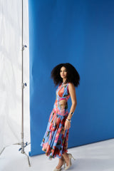 Keeva Dress - Fern Blue