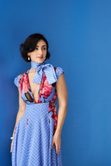 Nayomi Dress - Fern Blue