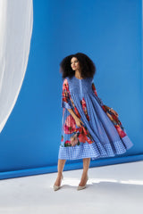 Adaline Dress - Fern Blue