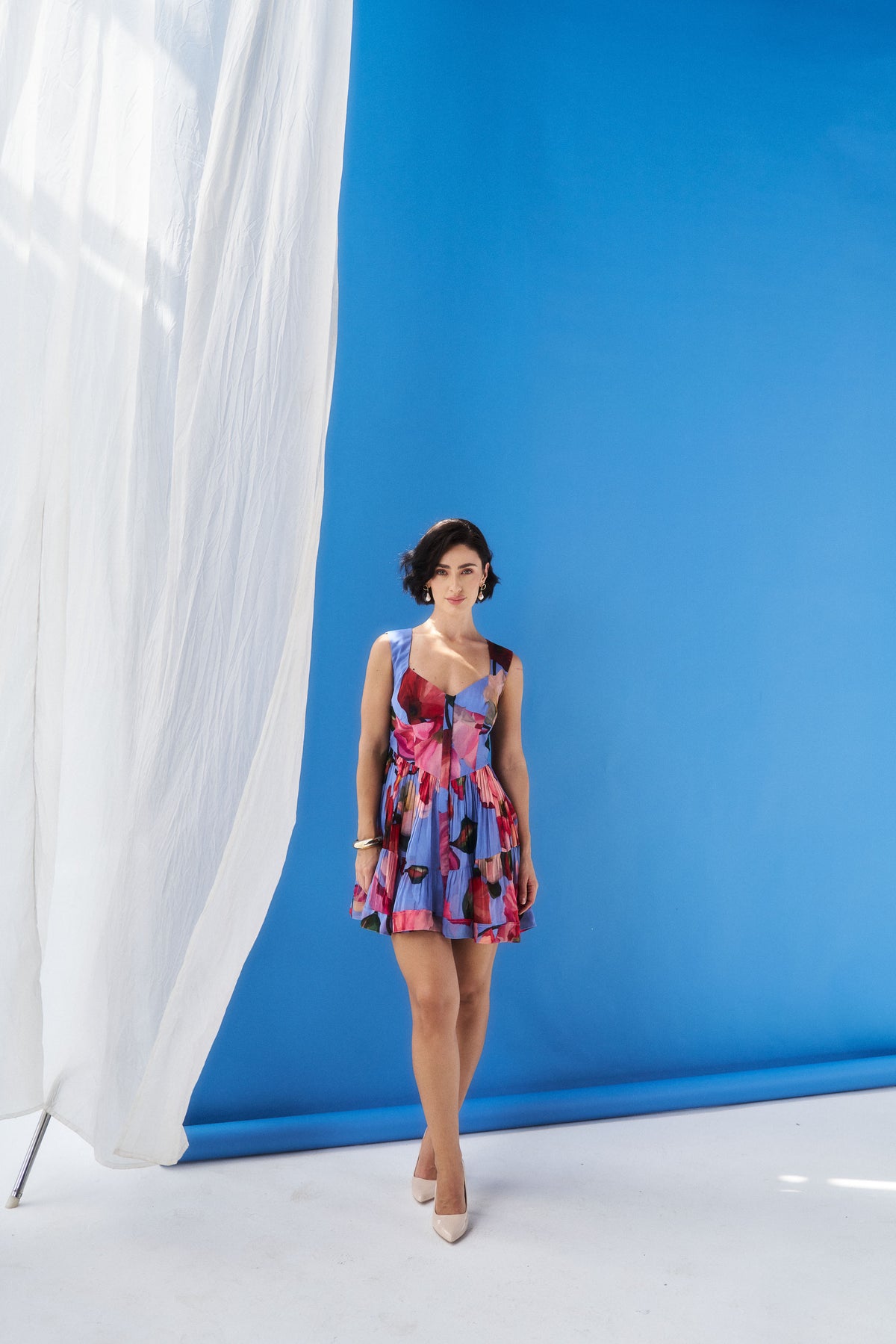 Carlos Dress - Fern Blue