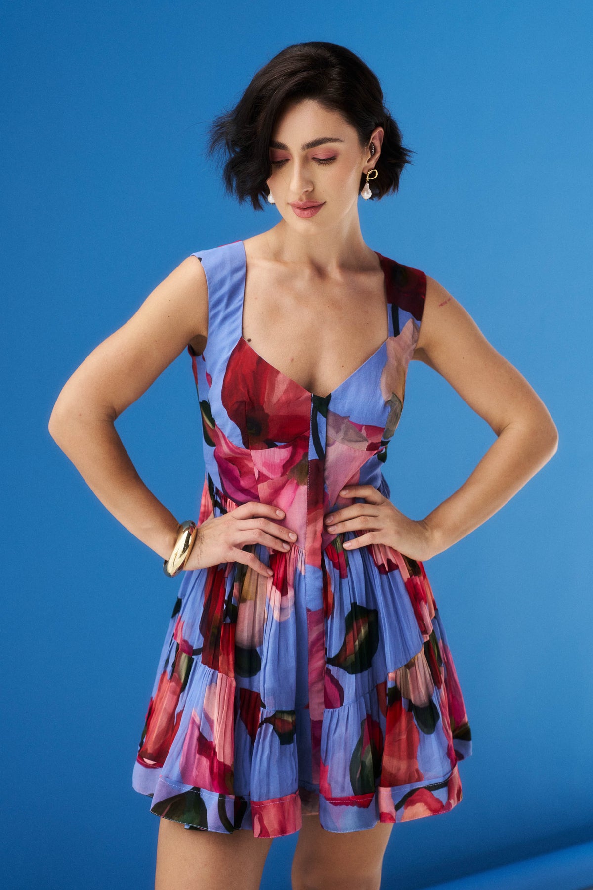 Carlos Dress - Fern Blue