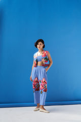 Naima Co-ord Set - Fern Blue