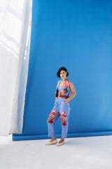 Naima Co-ord Set - Fern Blue