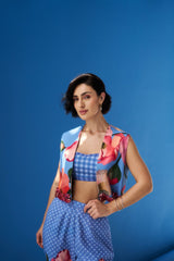 Naima Co-ord Set - Fern Blue