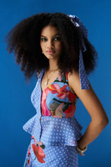 Romina Co-ord Set - Fern Blue