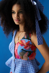 Romina Co-ord Set - Fern Blue