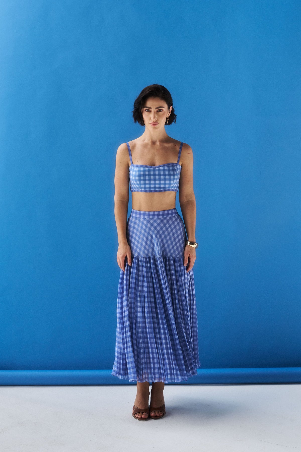 Zivaa Co-ord Set - Fern Blue
