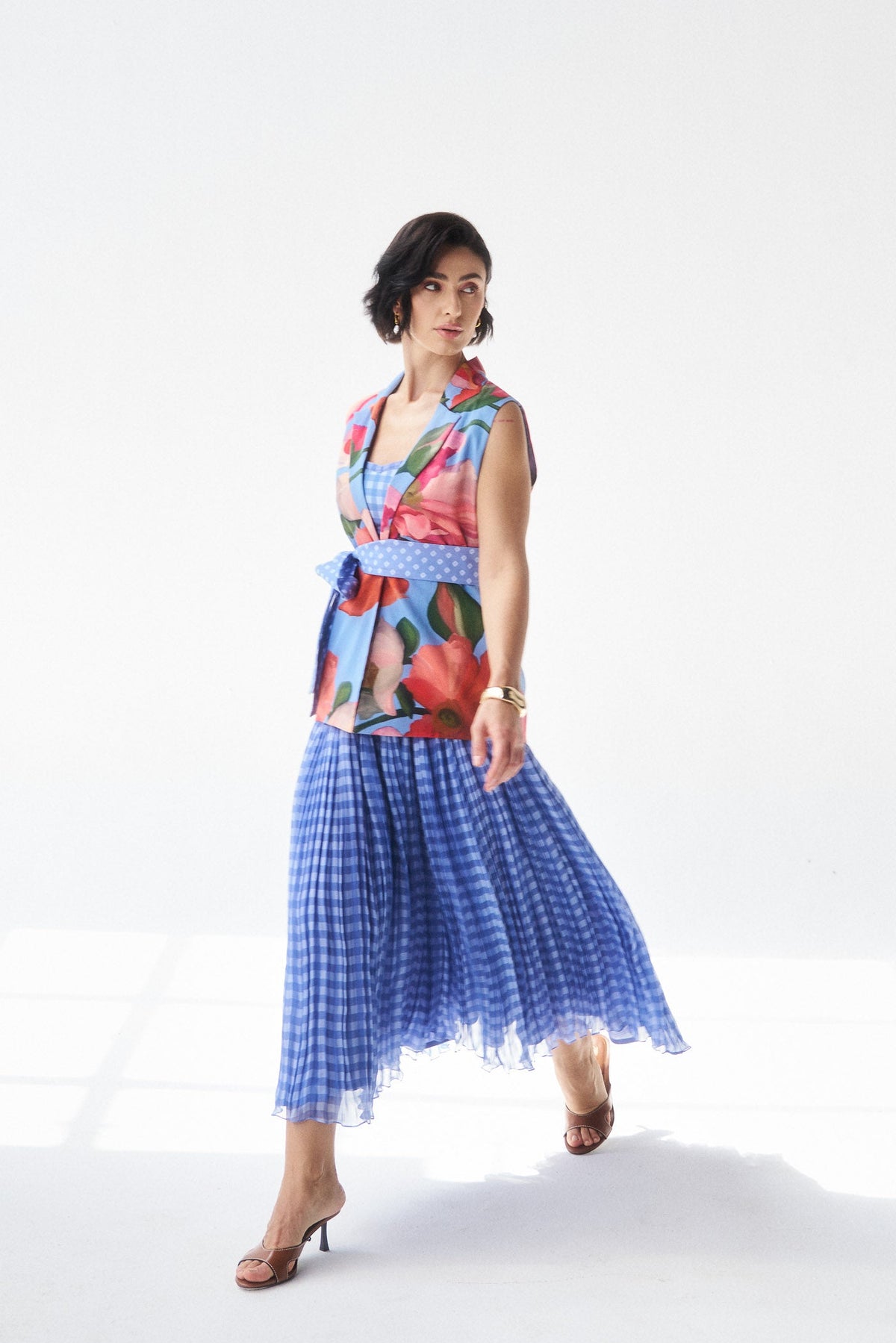 Elisha Co-ord Set - Fern Blue