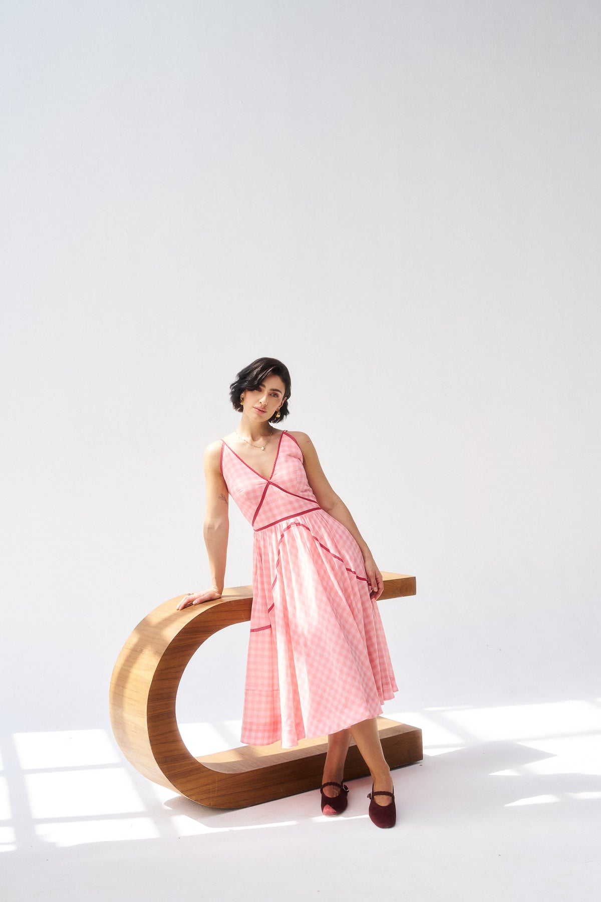 Goldie Dress - Peach