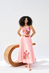 Gloria Co-ord Set - Peach