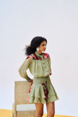 Affiee Co-ord Set - Moss Green