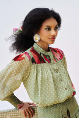 Affiee Co-ord Set - Moss Green