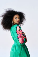 Rosalie Dress - Neon Green