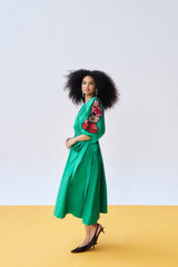 Rosalie Dress - Neon Green