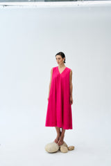 Nadia Dress - Hot Pink