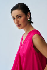 Nadia Dress - Hot Pink