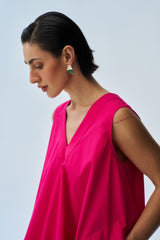 Nadia Dress - Hot Pink