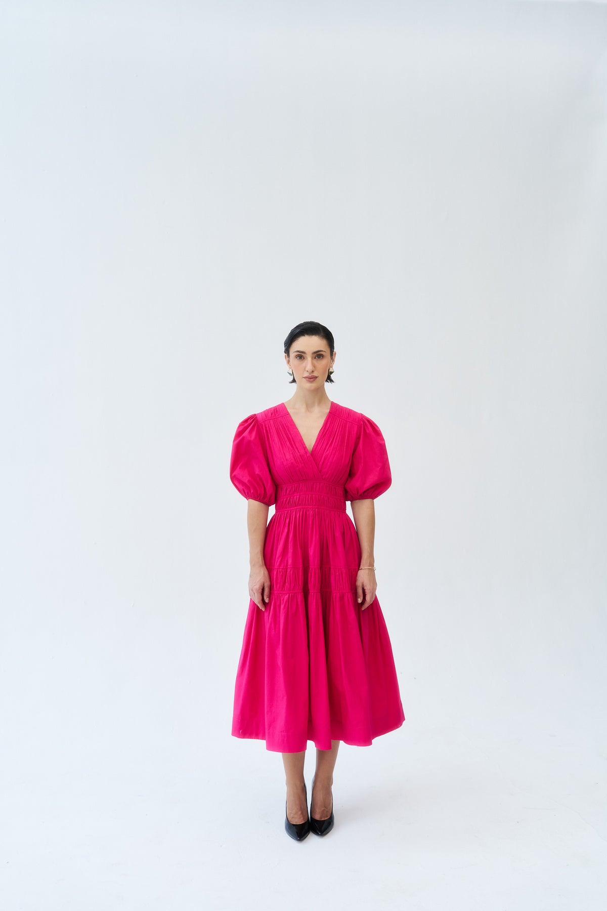 Juno Dress - Hot Pink