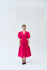 Juno Dress - Hot Pink
