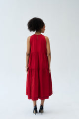 Nylah Dress - Deep Rust