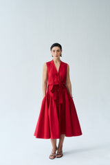 Revya Dress - Deep Rust