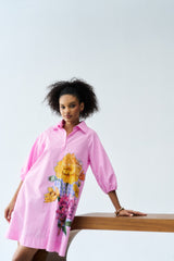 Lexie Dress - Powder Pink