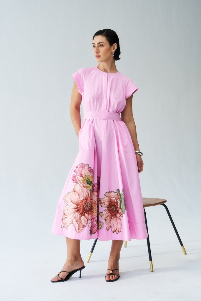 issa pink dress Aneira dress Issa Studio