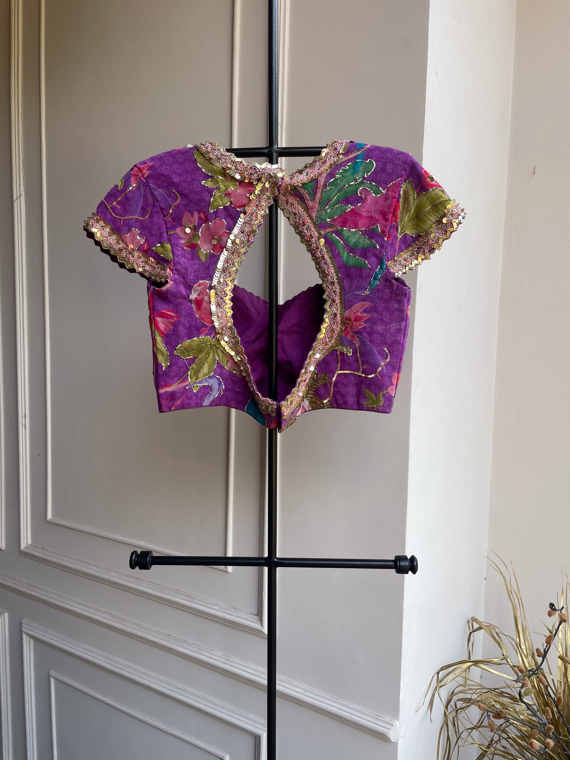 Elena Purple Blouse