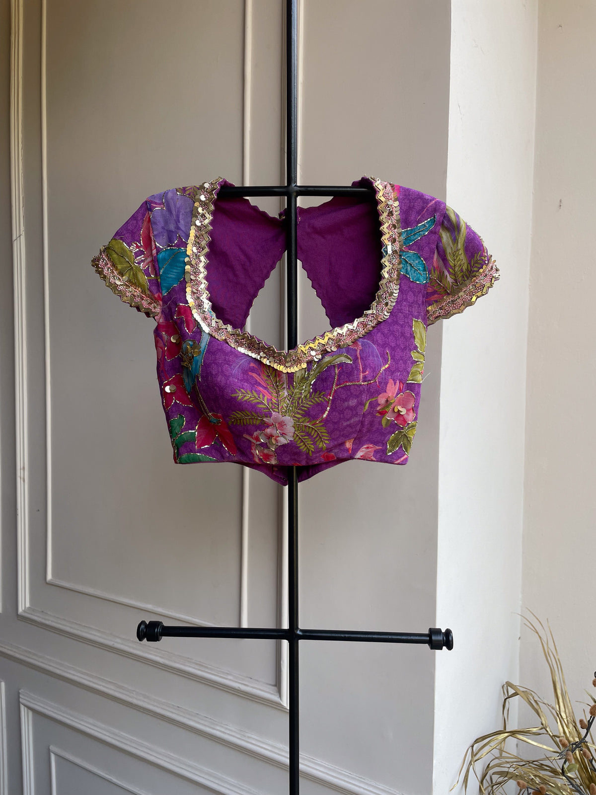 Elena Purple Blouse