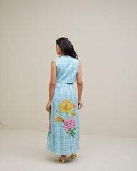 Enid Co Ord Set- Ice Blue