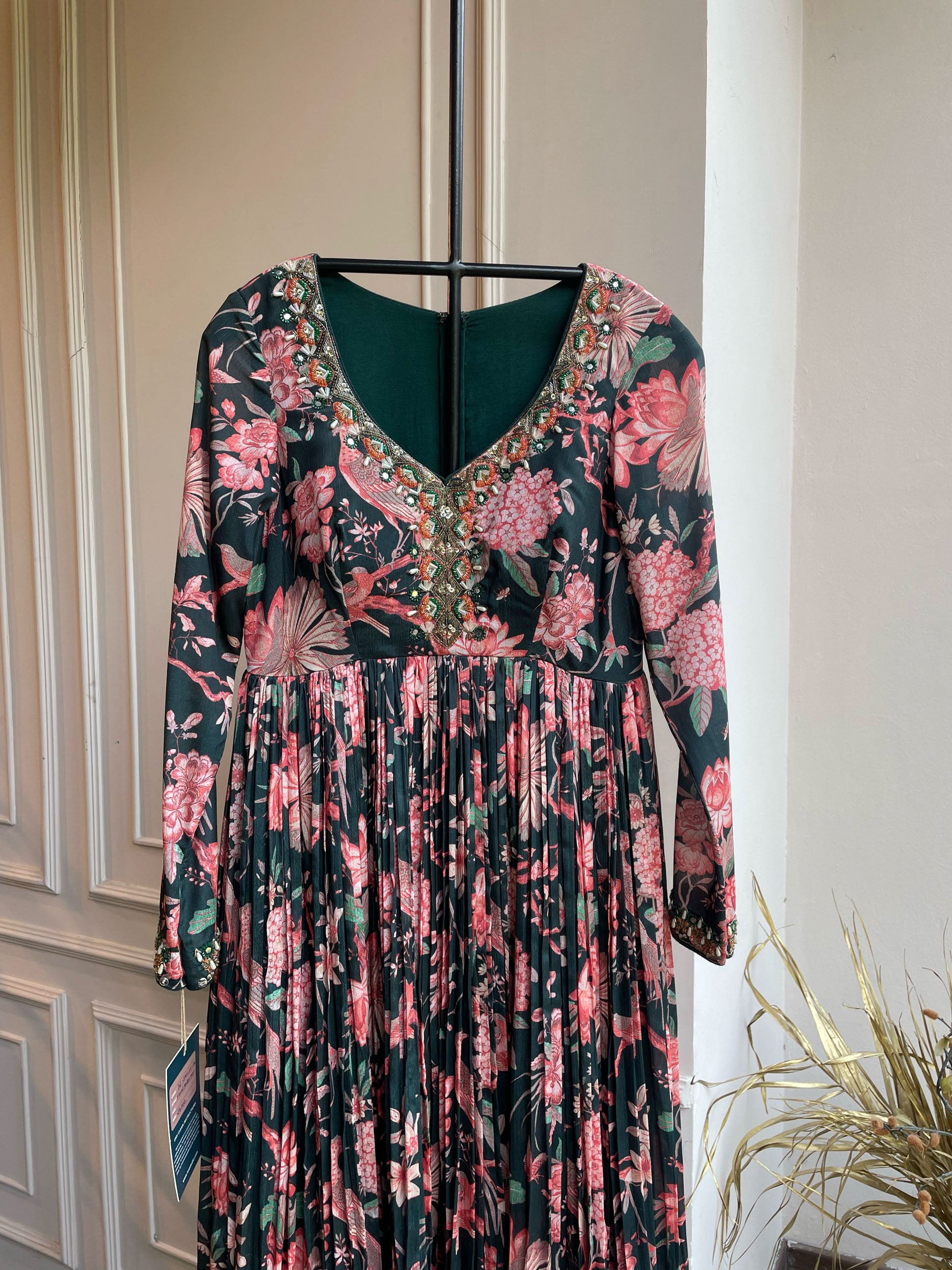 Floral Pleated Dress