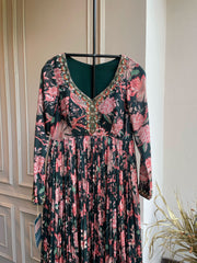Floral Pleated Dress
