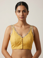 Misty Yellow Blouse