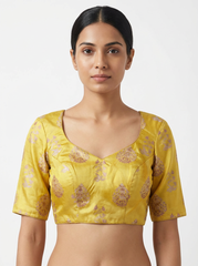 Yellow Floral Blouse