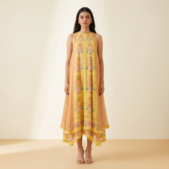 Stella Layered Dress- Yellow