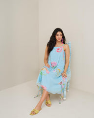 Hansa Dress- Ice Blue
