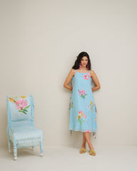 Hansa Dress- Ice Blue