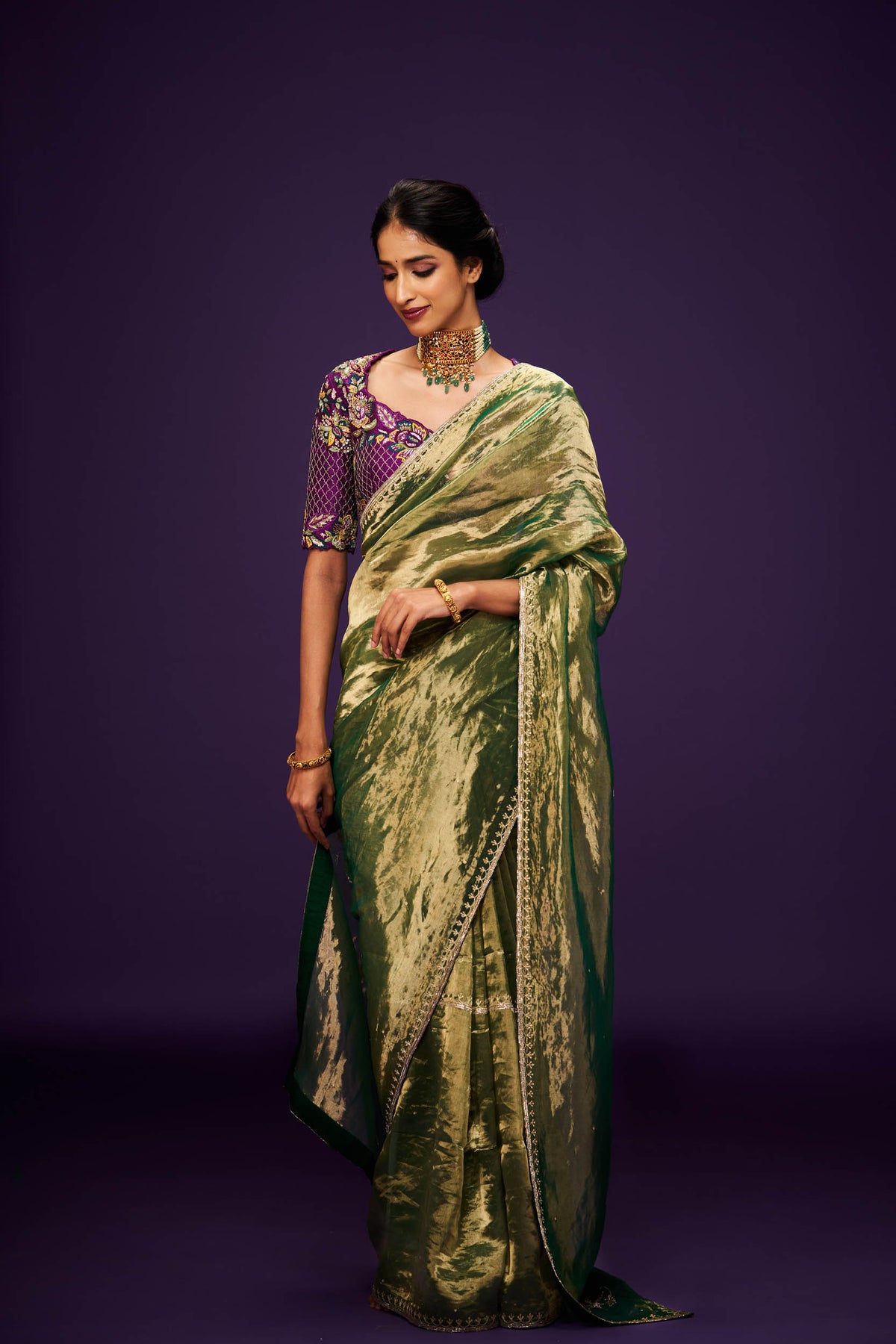 Sarovara Tissue Only Saree